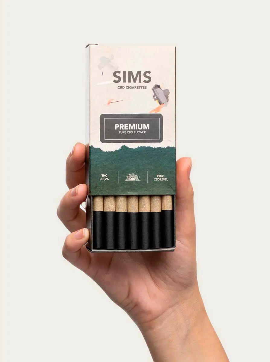 Cigarros de CBD Premium libres de nicotina